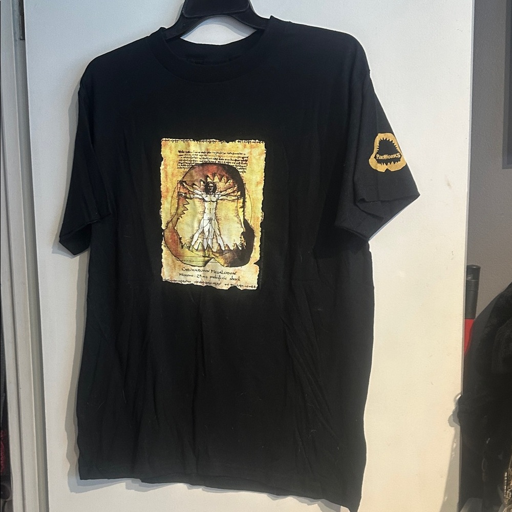 Black Megladon Darwin’s Theory T-shirt by Paleoworks!!! NEW!!! Size L